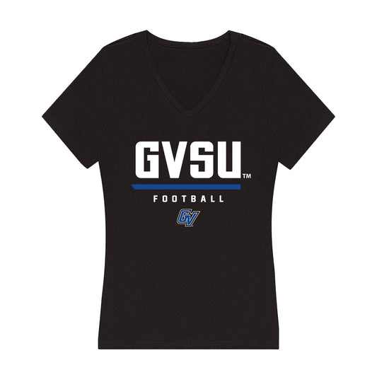 Grand Valley - NCAA Football : Kenyon Owens - Women's V-Neck T-Shirt-0