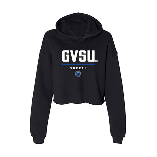 Grand Valley - NCAA Women's Soccer : Ella Kleiver - Women's Crop Fleece Hoodie-0