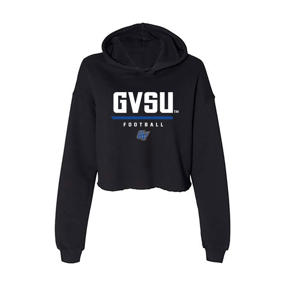 Grand Valley - NCAA Football : Lynn Wyche El - Women's Crop Fleece Hoodie-0