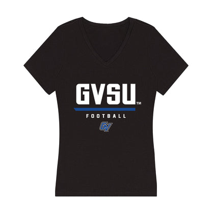 Grand Valley - NCAA Football : Vincenzo Meschi - Women's V-Neck T-Shirt-0