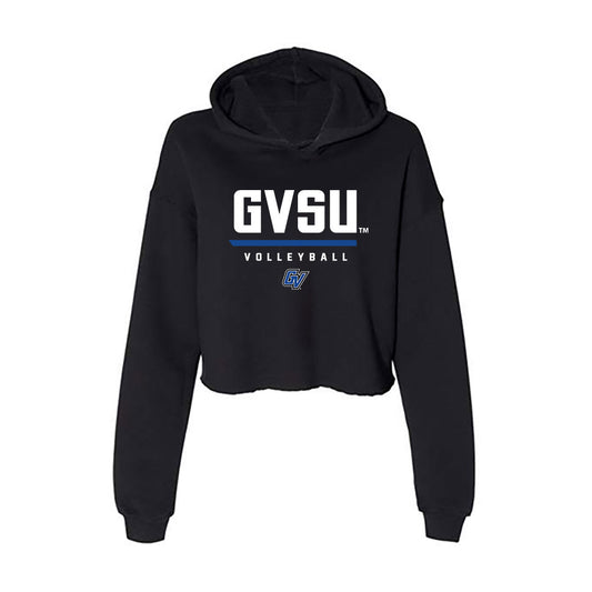 Grand Valley - NCAA Women's Volleyball : Taelynn Rodeghero - Women's Crop Fleece Hoodie-0