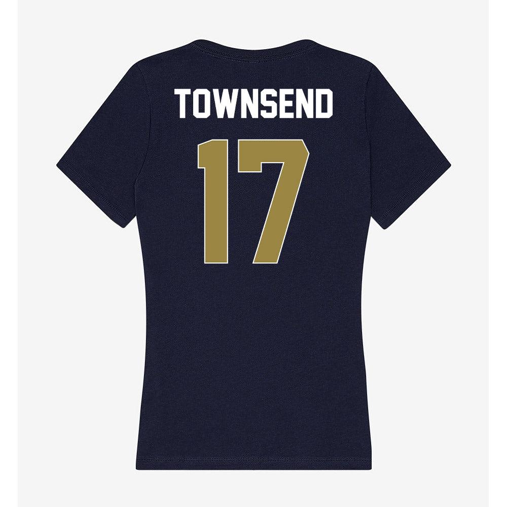 Georgia Southern - NCAA Women's Soccer : Gwenna Townsend - Women's V-Neck T-Shirt-1
