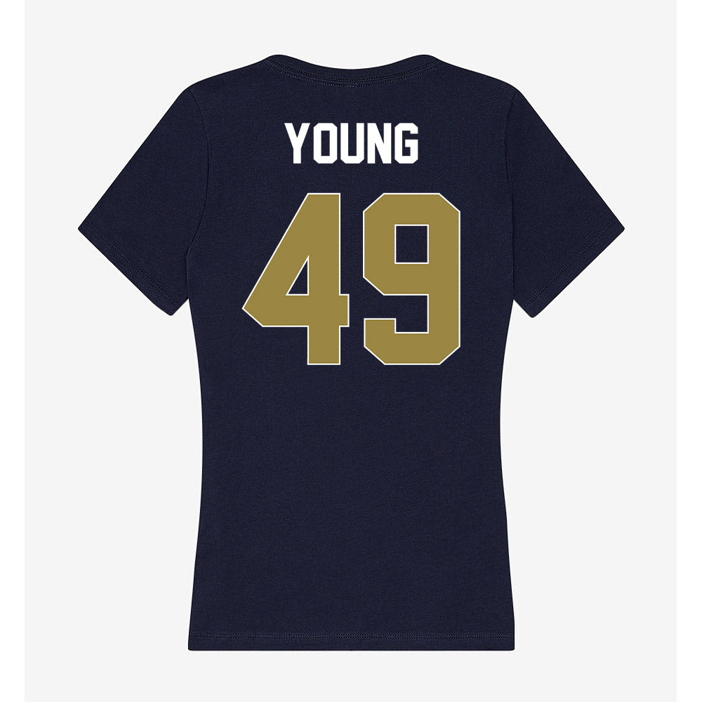 Georgia Southern - NCAA Baseball : Jack Young - Women's V-Neck T-Shirt-1