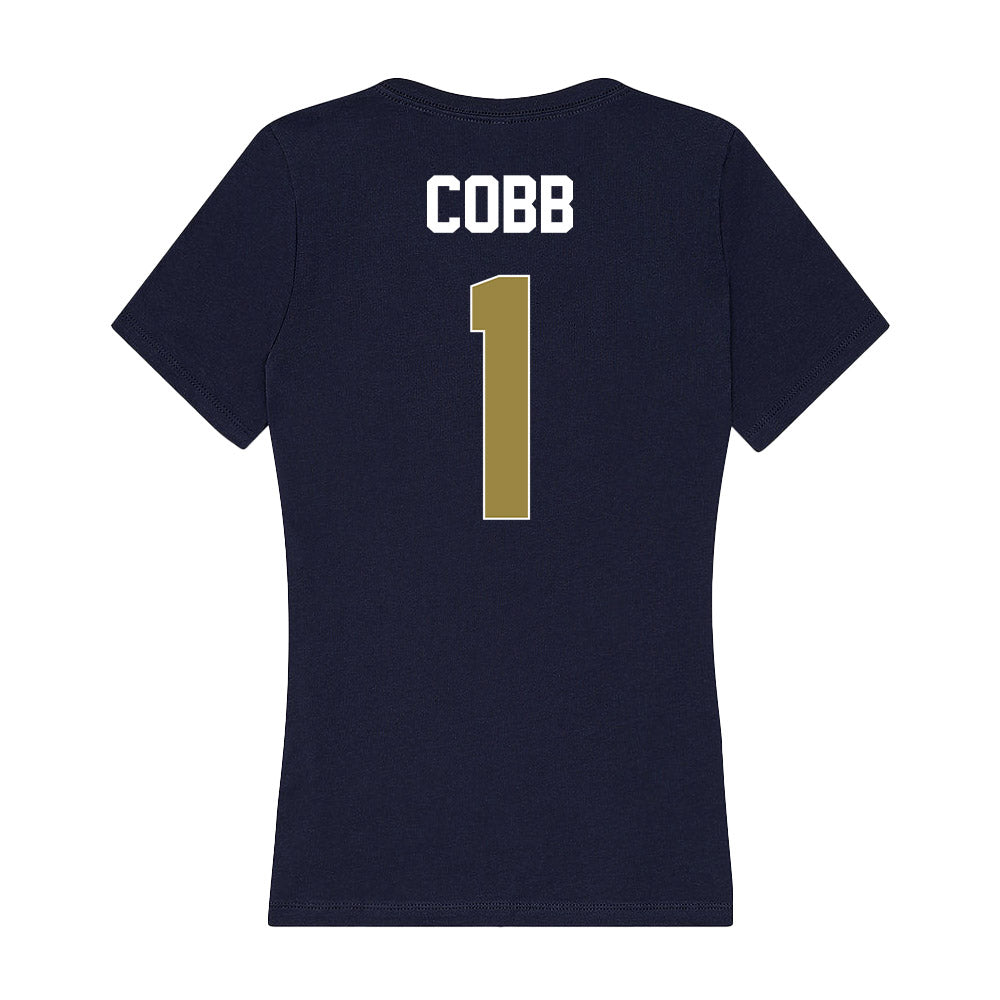 Georgia Southern - NCAA Football : Dalen Cobb - Women's V-Neck T-Shirt-1