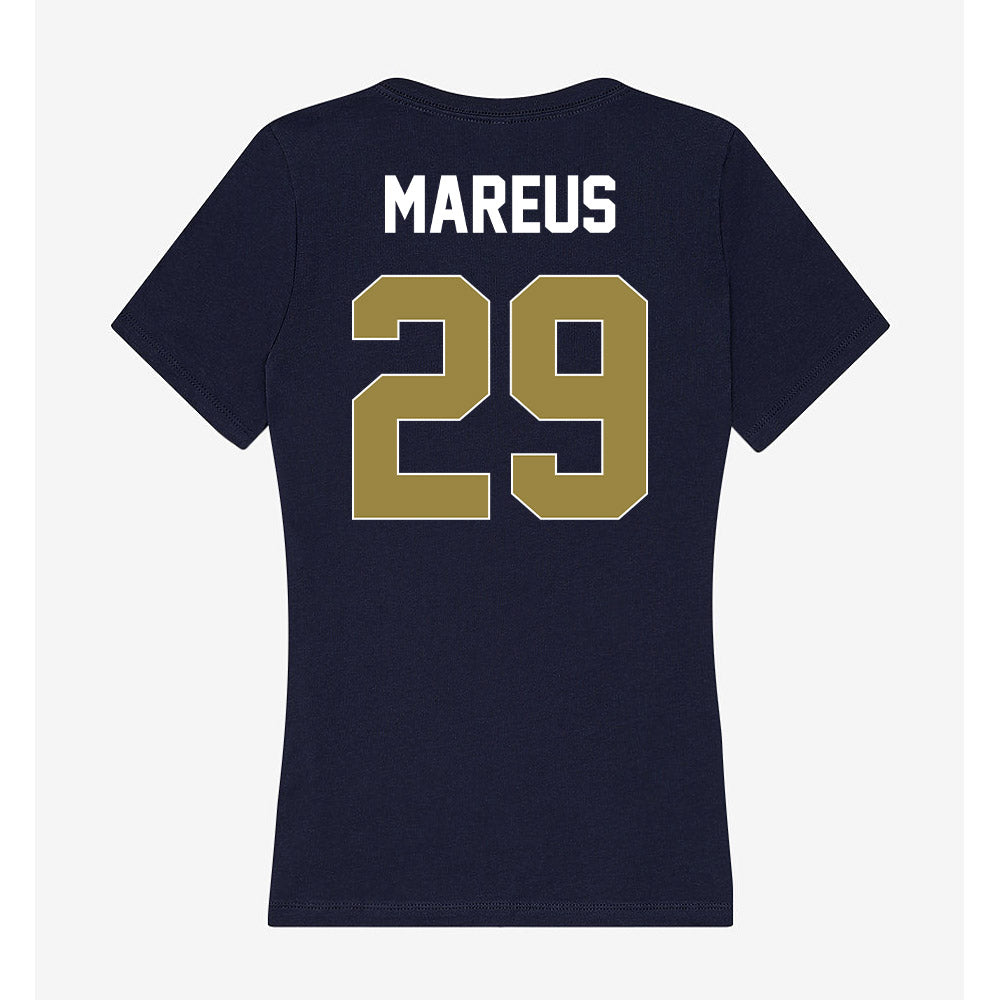 Georgia Southern - NCAA Football : Brelan Mareus - Women's V-Neck T-Shirt-1