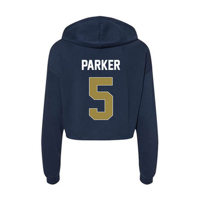 Georgia Southern - NCAA Baseball : Cade Parker - Women's Crop Fleece Hoodie-1