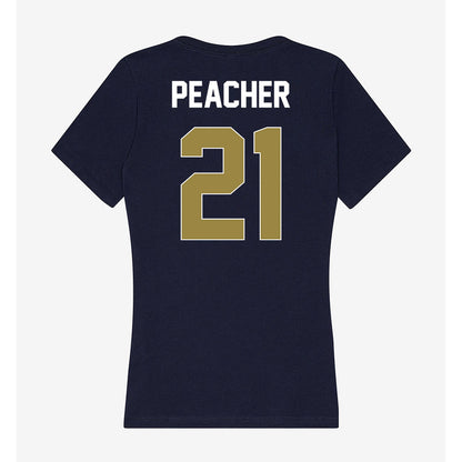 Georgia Southern - NCAA Baseball : JC Peacher - Women's V-Neck T-Shirt-1