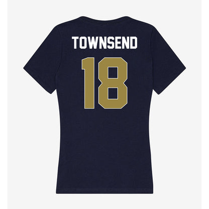 Georgia Southern - NCAA Football : Trey Townsend - Women's V-Neck T-Shirt-1