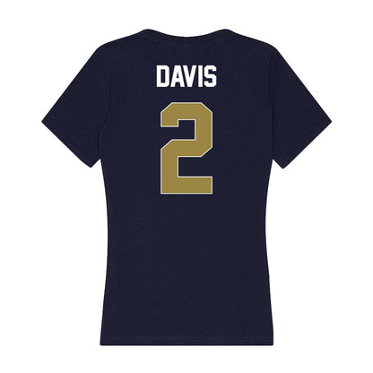 Georgia Southern - NCAA Softball : Emma Davis - Women's V-Neck T-Shirt-1