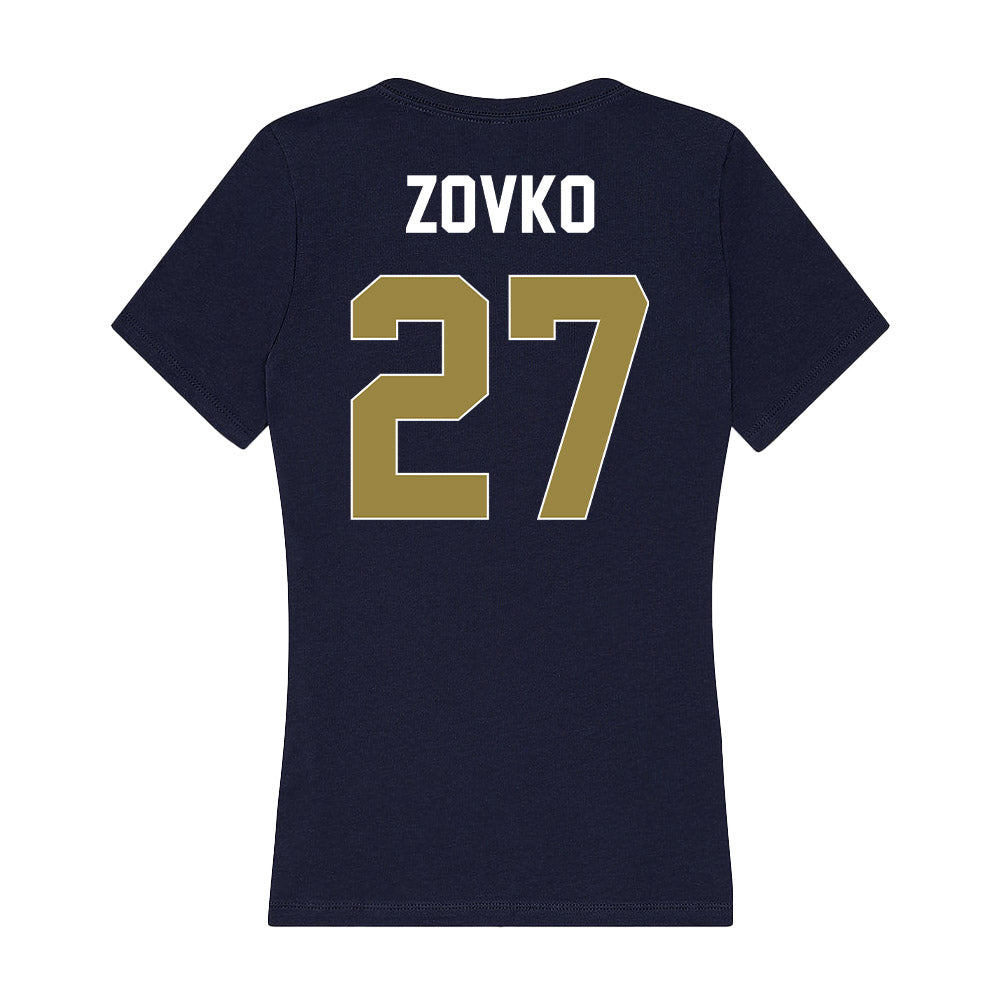 Georgia Southern - NCAA Women's Soccer : Maya Zovko - Women's V-Neck T-Shirt-1