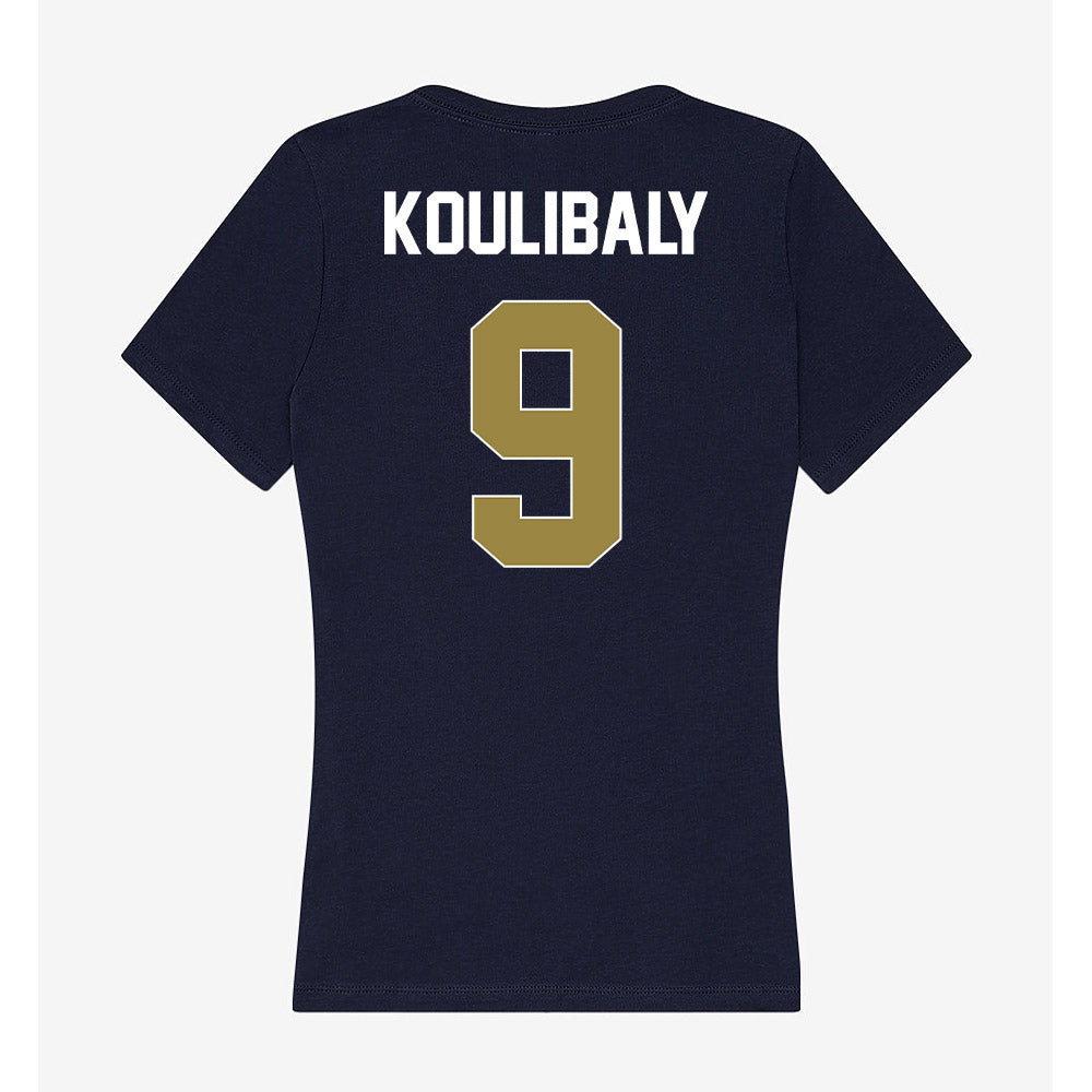 Georgia Southern - NCAA Men's Basketball : Jefferson Koulibaly - Women's V-Neck T-Shirt-1