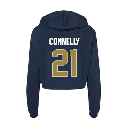 Georgia Southern - NCAA Women's Soccer : Lauren Connelly - Women's Crop Fleece Hoodie-1