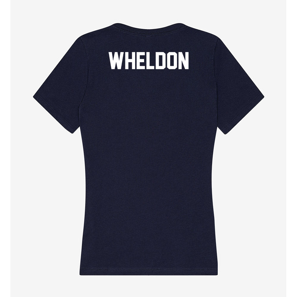 Georgia Southern - NCAA Women's Track & Field : Emily Wheldon - Women's V-Neck T-Shirt-1