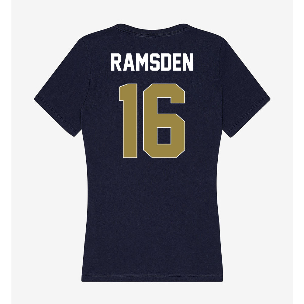 Georgia Southern - NCAA Softball : Carley Ramsden - Women's V-Neck T-Shirt-1