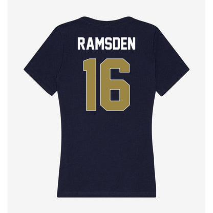 Georgia Southern - NCAA Softball : Carley Ramsden - Women's V-Neck T-Shirt-1