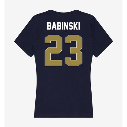 Georgia Southern - NCAA Women's Volleyball : Gabriella Babinski - Women's V-Neck T-Shirt-1