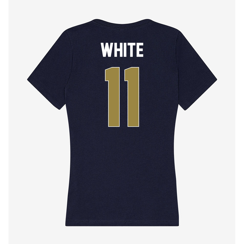 Georgia Southern - NCAA Baseball : Joey White - Women's V-Neck T-Shirt-1