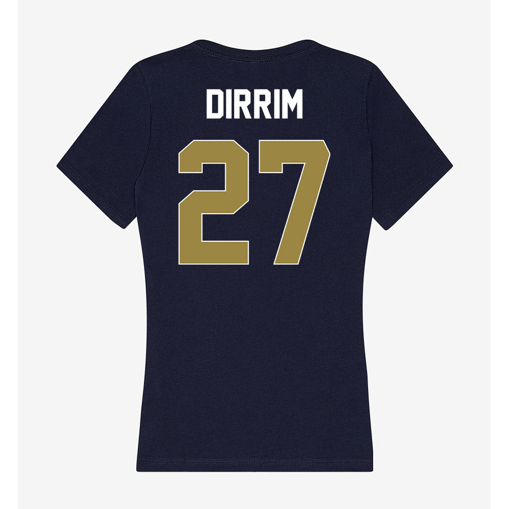 Georgia Southern - NCAA Football : Ethan Dirrim - Women's V-Neck T-Shirt-1
