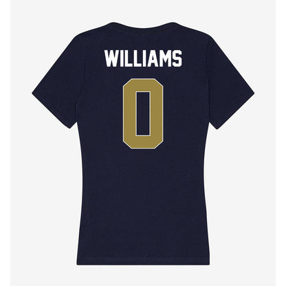 Georgia Southern - NCAA Men's Basketball : Jayden Williams - Women's V-Neck T-Shirt-1