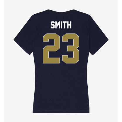 Georgia Southern - NCAA Football : Dorrian Smith - Women's V-Neck T-Shirt-1