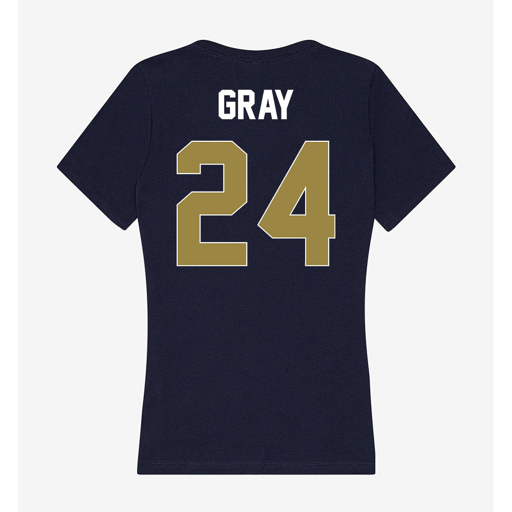 Georgia Southern - NCAA Softball : Demere Gray - Women's V-Neck T-Shirt-1