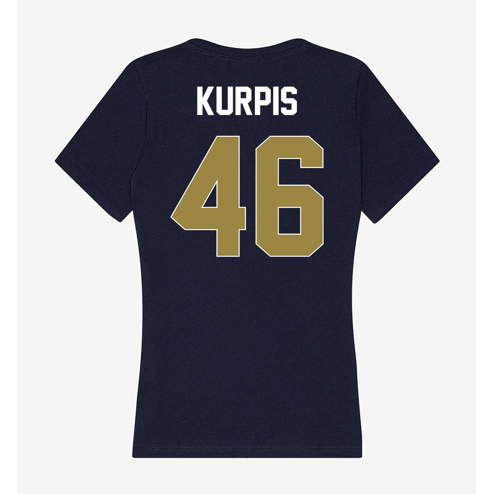 Georgia Southern - NCAA Football : Gavin Kurpis - Women's V-Neck T-Shirt-1