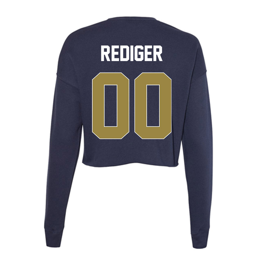 Georgia Southern - NCAA Baseball : JD Rediger - Women's Cropped Crew Fleece-1