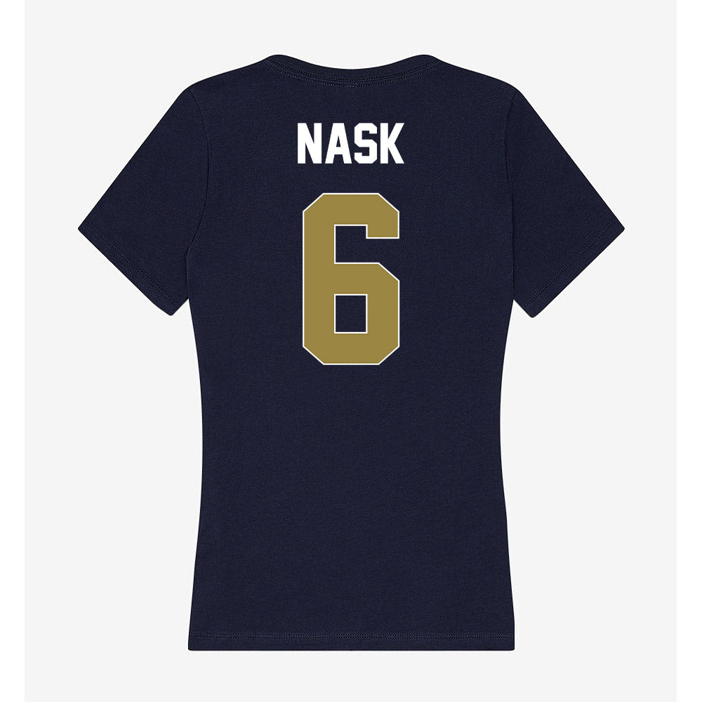 Georgia Southern - NCAA Women's Tennis : Juliette Nask - Women's V-Neck T-Shirt-1