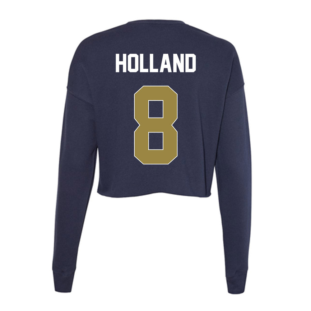 Georgia Southern - NCAA Softball : Bailey Holland - Women's Cropped Crew Fleece-1