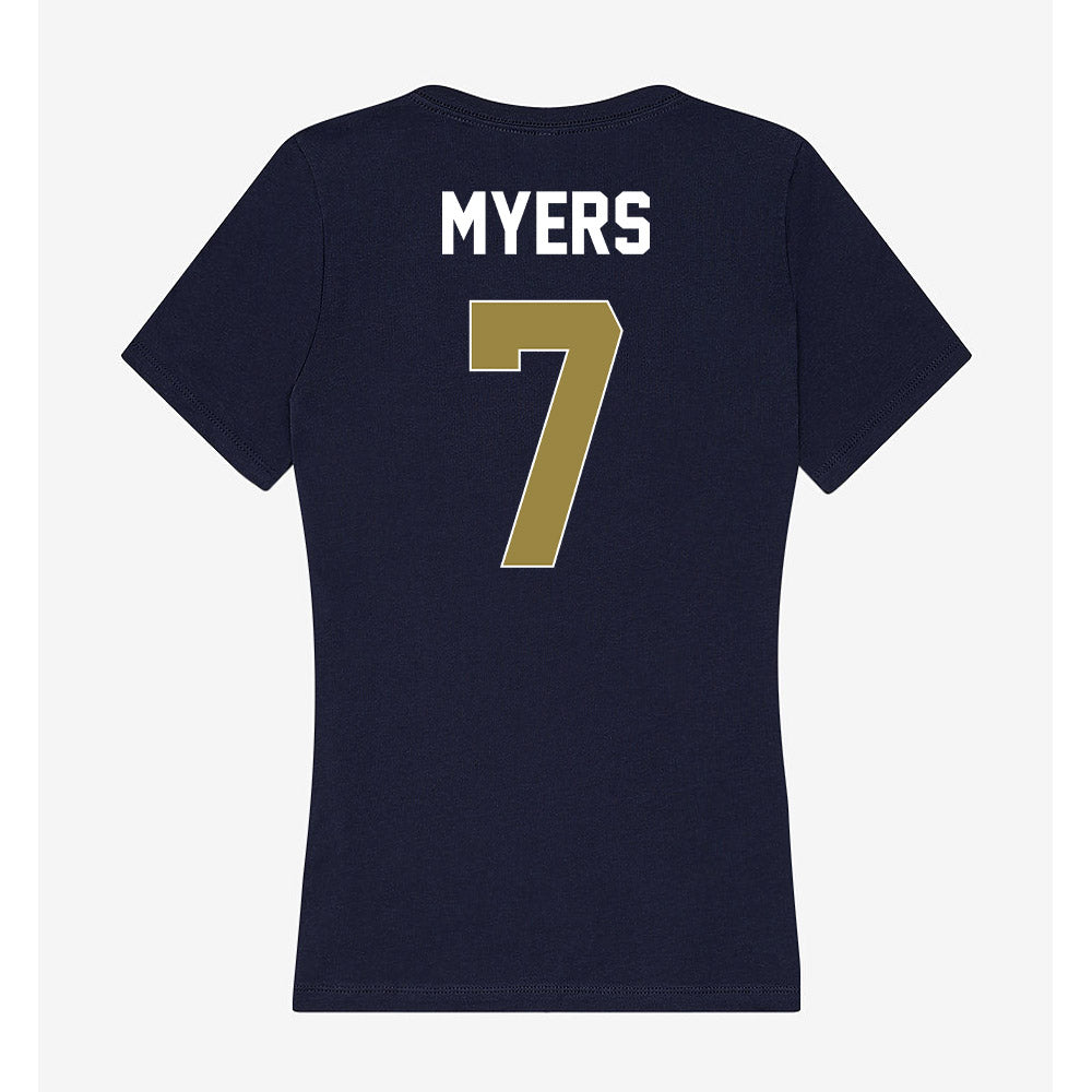 Georgia Southern - NCAA Women's Volleyball : Alex Myers - Women's V-Neck T-Shirt-1