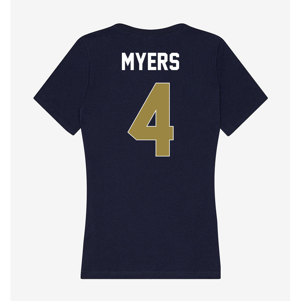 Georgia Southern - NCAA Baseball : Jack Myers - Women's V-Neck T-Shirt-1