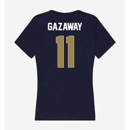 Georgia Southern - NCAA Baseball : Mason Gazaway - Women's V-Neck T-Shirt-1
