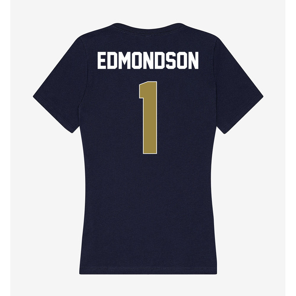 Georgia Southern - NCAA Softball : Alexis Edmondson - Women's V-Neck T-Shirt-1