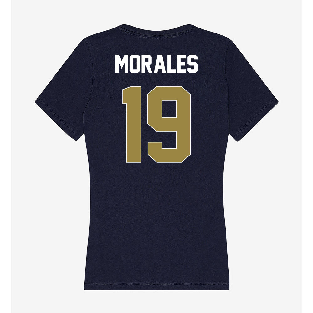 Georgia Southern - NCAA Men's Soccer : Tomas Morales - Women's V-Neck T-Shirt-1