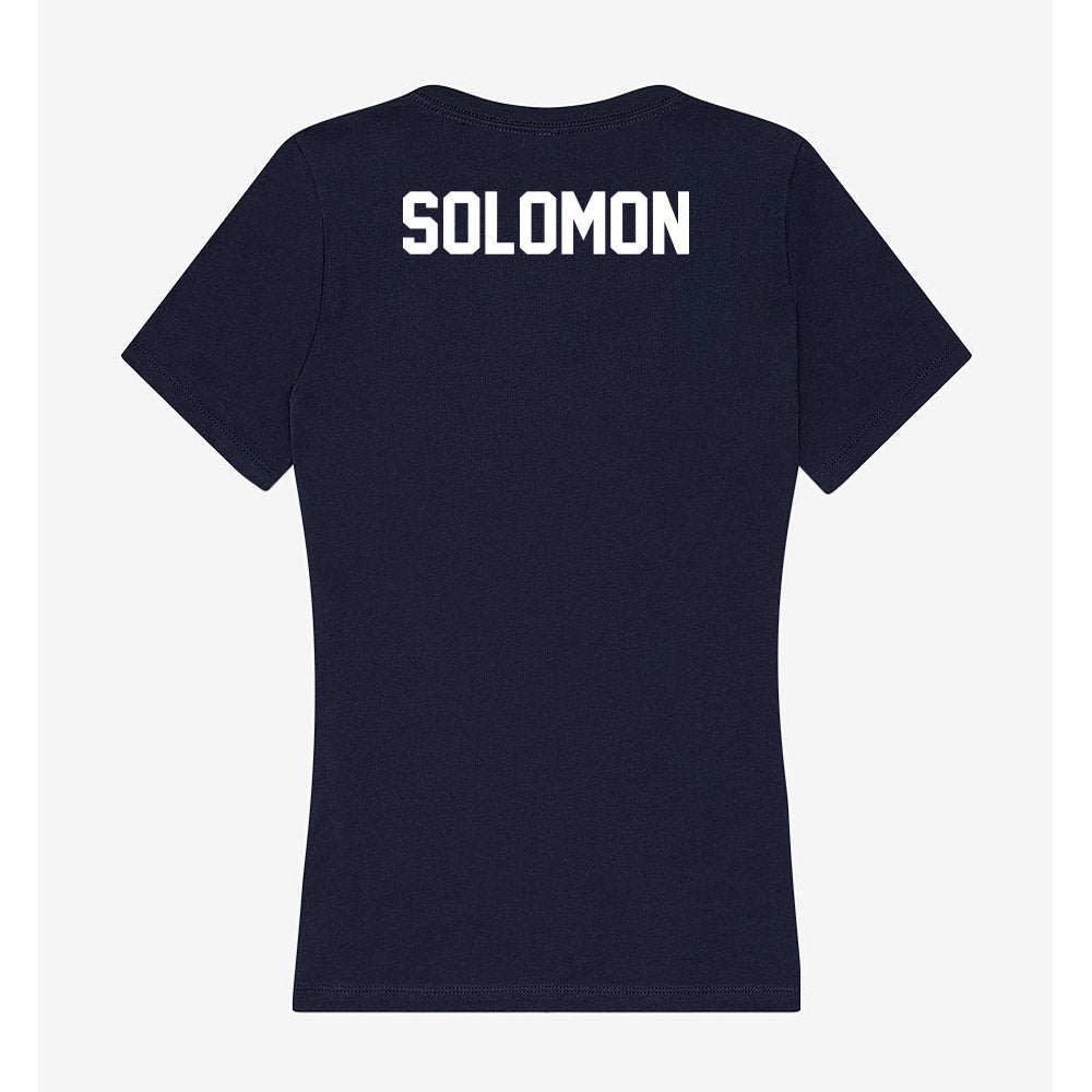 Georgia Southern - NCAA Women's Track & Field : Myzhane Solomon - Women's V-Neck T-Shirt-1