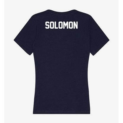 Georgia Southern - NCAA Women's Track & Field : Myzhane Solomon - Women's V-Neck T-Shirt-1