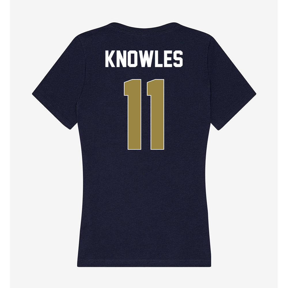 Georgia Southern - NCAA Women's Volleyball : Kayla Knowles - Women's V-Neck T-Shirt-1