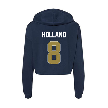 Georgia Southern - NCAA Softball : Bailey Holland - Women's Crop Fleece Hoodie-1