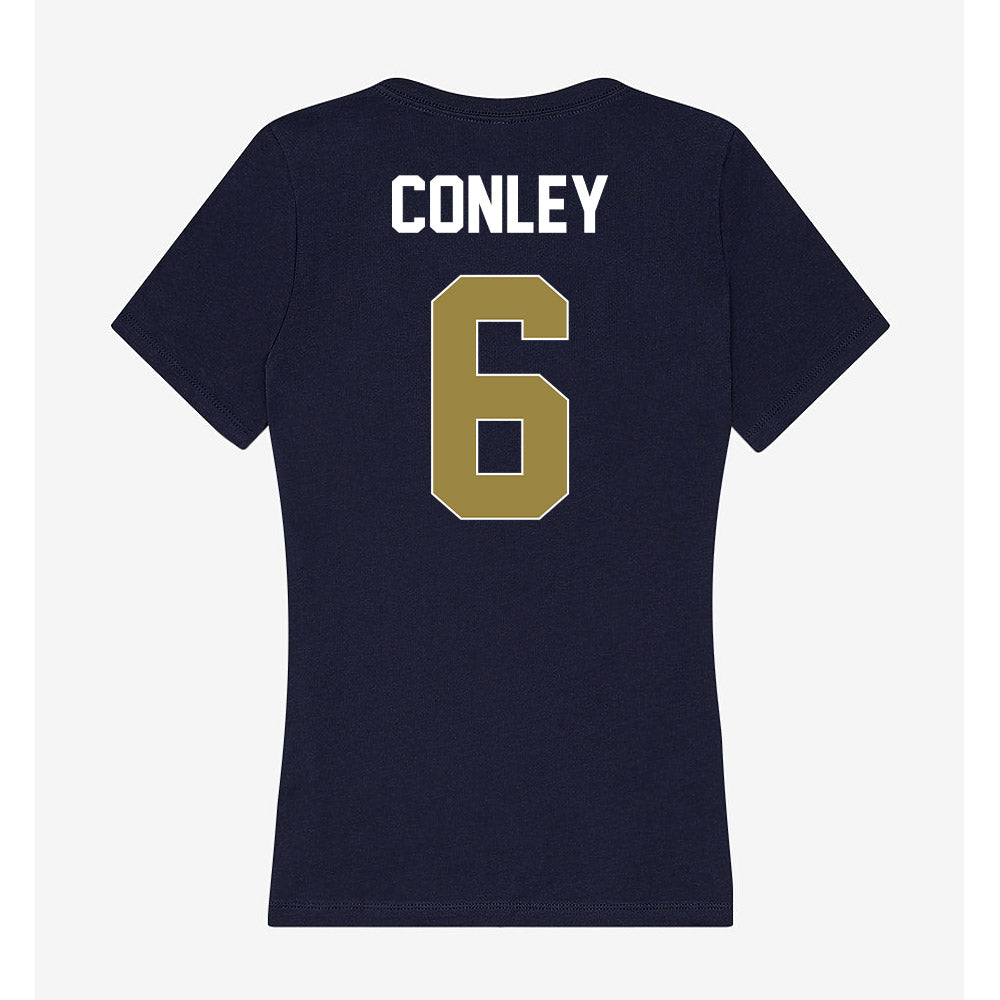 Georgia Southern - NCAA Women's Soccer : Brianna Conley - Women's V-Neck T-Shirt-1