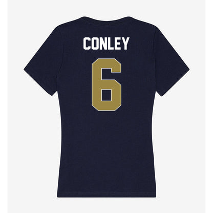 Georgia Southern - NCAA Women's Soccer : Brianna Conley - Women's V-Neck T-Shirt-1