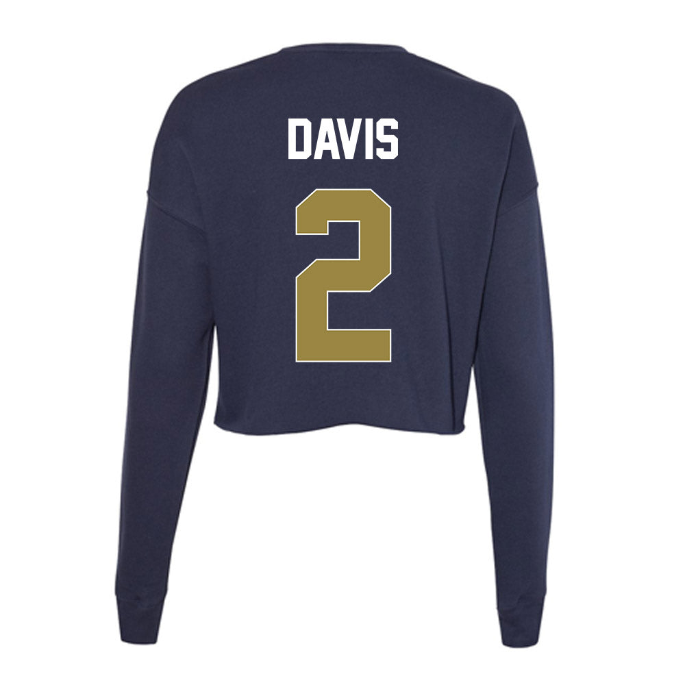 Georgia Southern - NCAA Softball : Emma Davis - Women's Cropped Crew Fleece-1