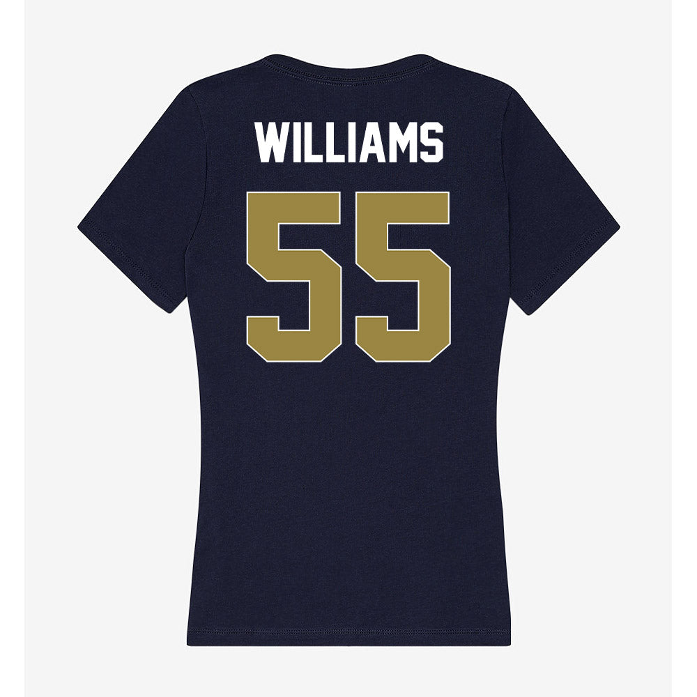 Georgia Southern - NCAA Football : Ethan Williams - Women's V-Neck T-Shirt-1