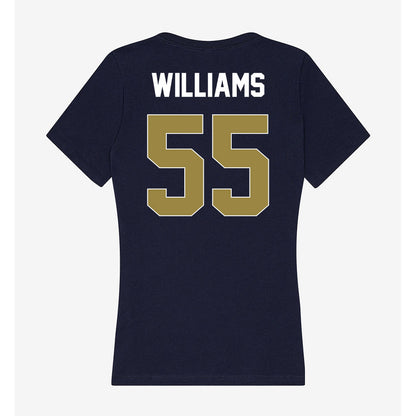 Georgia Southern - NCAA Football : Ethan Williams - Women's V-Neck T-Shirt-1