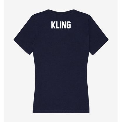 Georgia Southern - NCAA Cheerleading : Presley Kling - Women's V-Neck T-Shirt-1