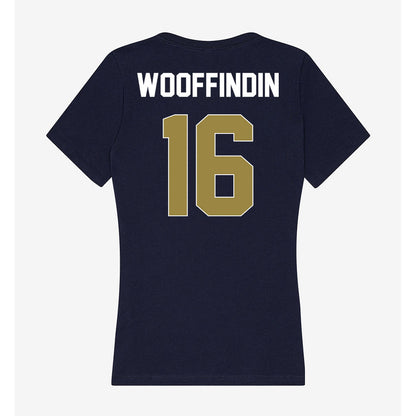 Georgia Southern - NCAA Women's Soccer : Libby Wooffindin - Women's V-Neck T-Shirt-1