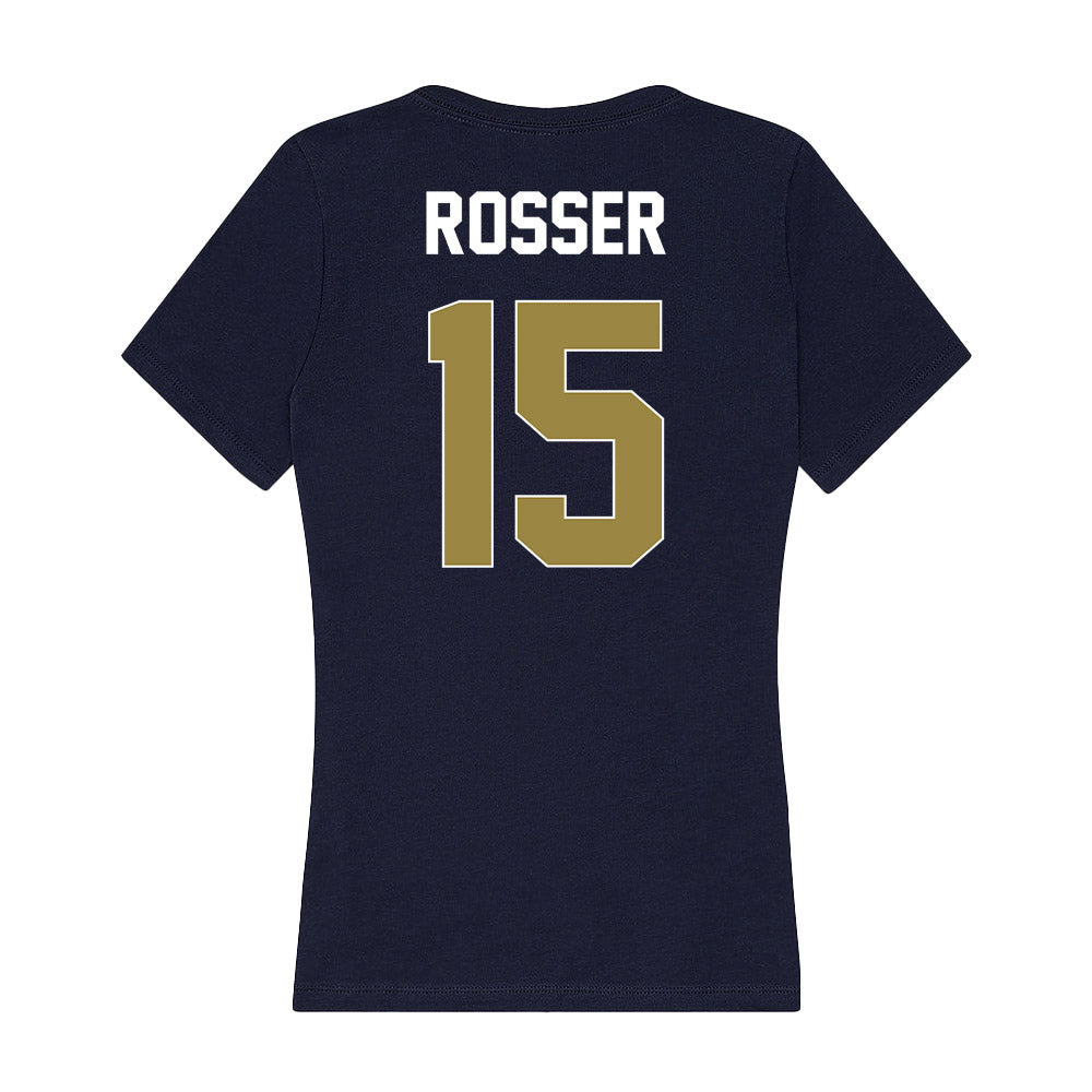 Georgia Southern - NCAA Women's Volleyball : Robin Rosser - Women's V-Neck T-Shirt-1
