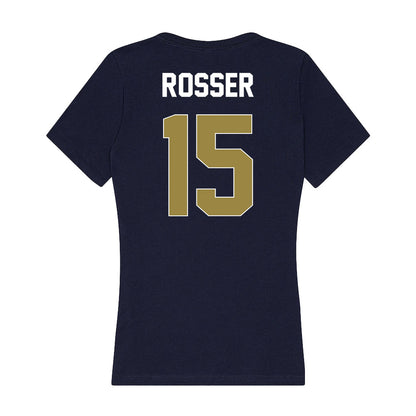 Georgia Southern - NCAA Women's Volleyball : Robin Rosser - Women's V-Neck T-Shirt-1