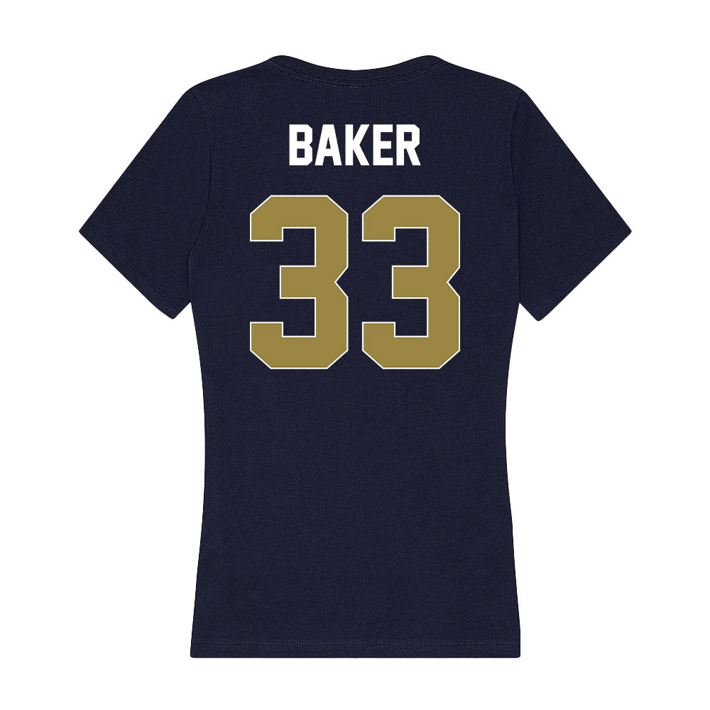 Georgia Southern - NCAA Football : Bryce Baker - Women's V-Neck T-Shirt-1