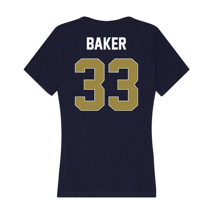 Georgia Southern - NCAA Football : Bryce Baker - Women's V-Neck T-Shirt-1