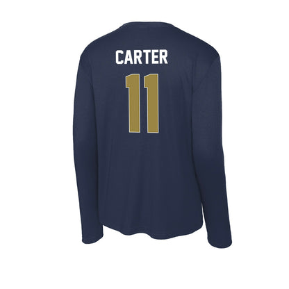 Georgia Southern - NCAA Men's Basketball : Shainen Carter - Activewear Long Sleeve T-Shirt-1